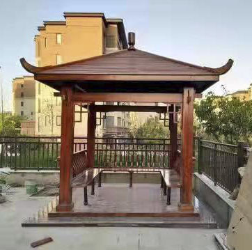 防腐木凉亭